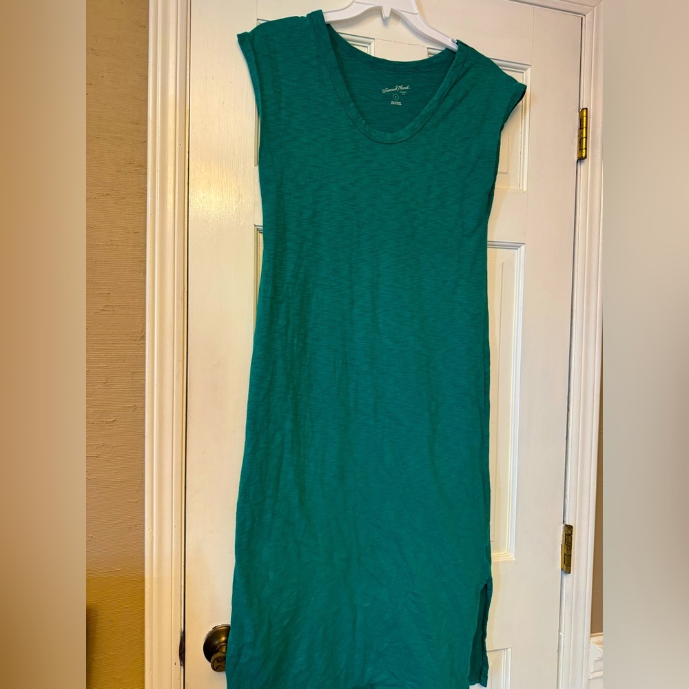 Universal Thread Green Cotton Shift - image 1
